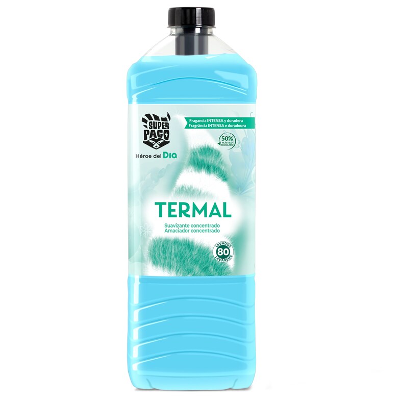 Dia Suavizante concentrado termal Super Paco de Dia botella 80 lavados