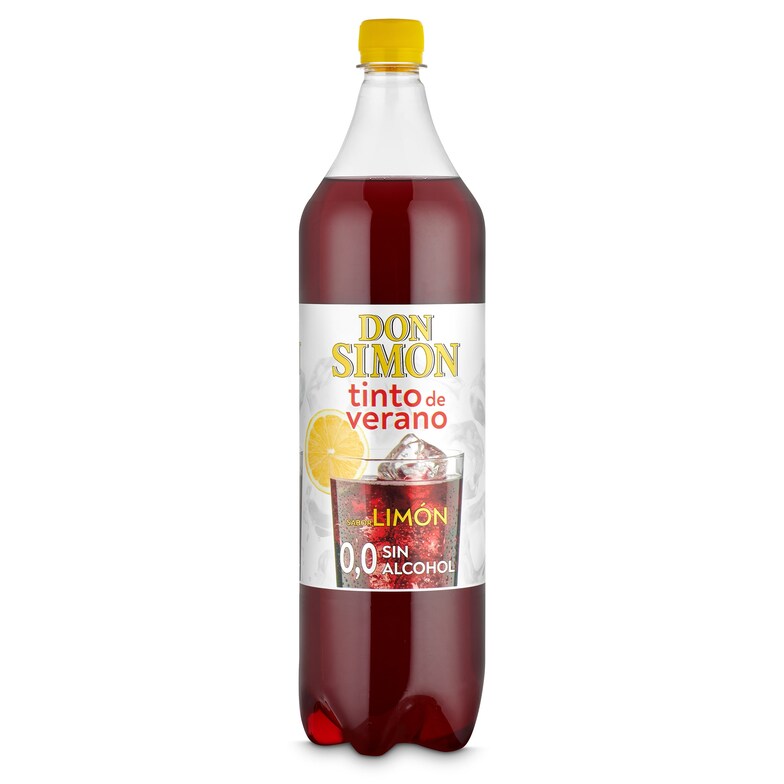 Dia Tinto de verano limón sin alcohol Don Simón botella 1.5 l