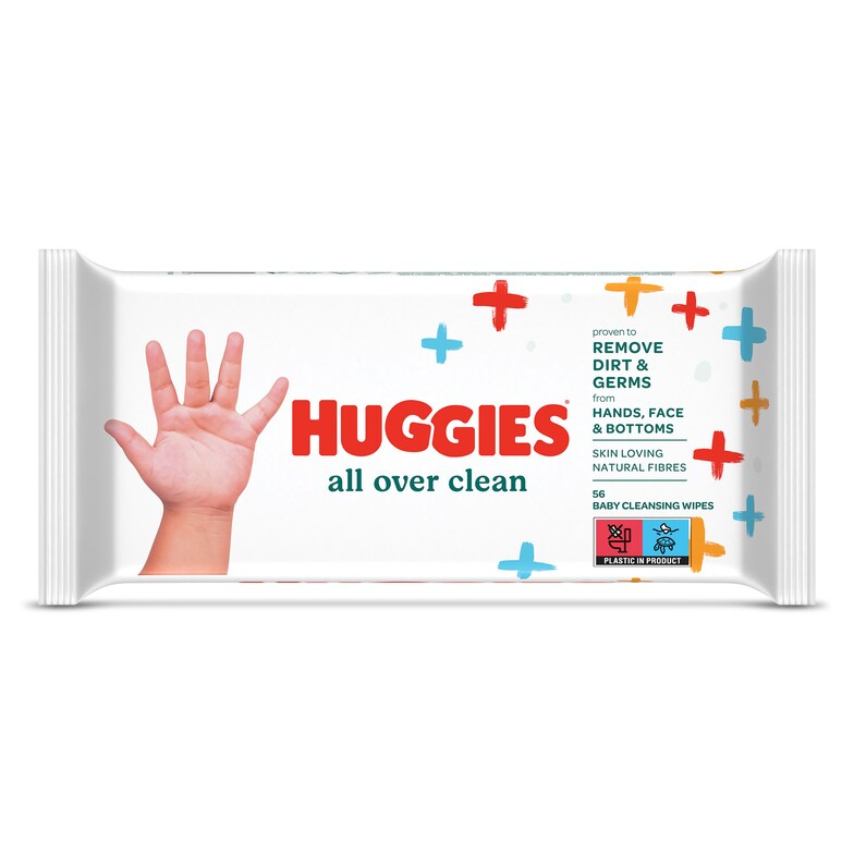 Dia Toallitas para bebés de fibra natural Huggies All Over Clean bolsa 56 unidades