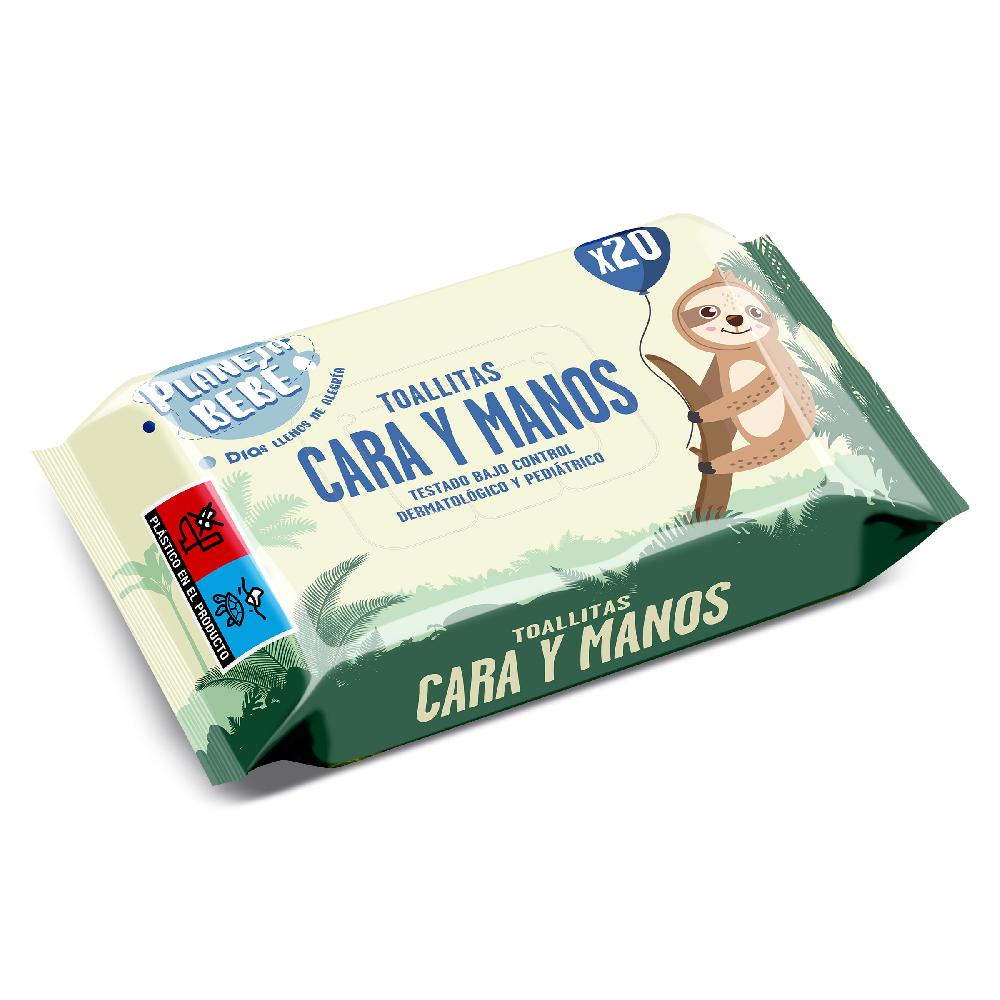 Dia Toallitas Para Cara Y Manos Planeta Bebé De Dia Bolsa 20 Unidades