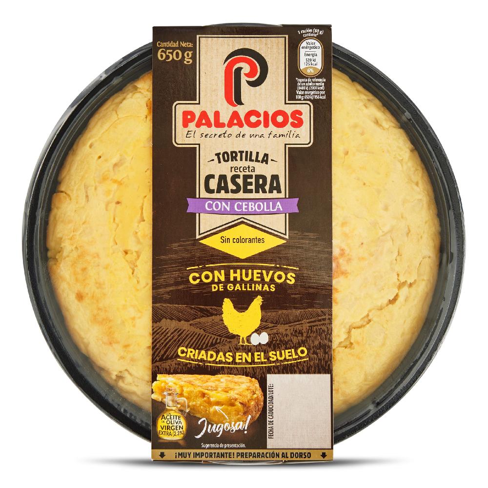 Dia Tortilla de patatas con cebolla Palacios bandeja 650 g