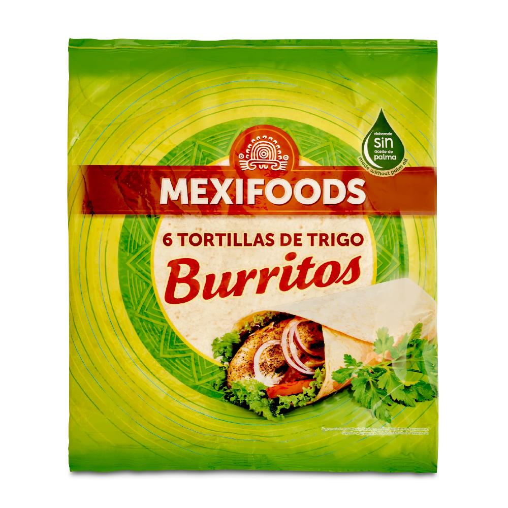 Dia Tortillas De Trigo Para Burrito Mexifoods Bolsa 370 G