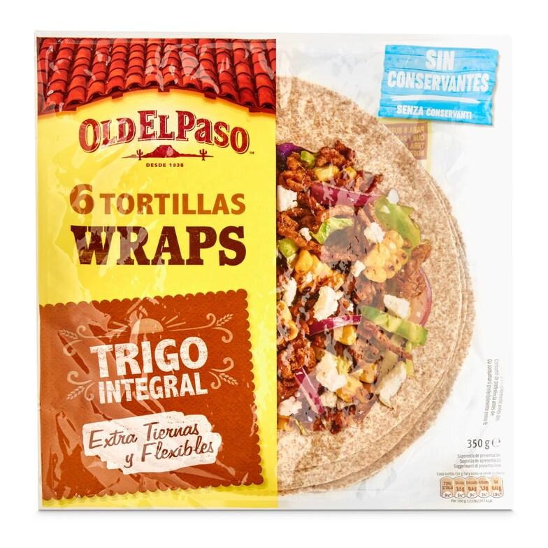 Dia Tortillas Integrales Bolsa Old El Paso Bolsa 350 G