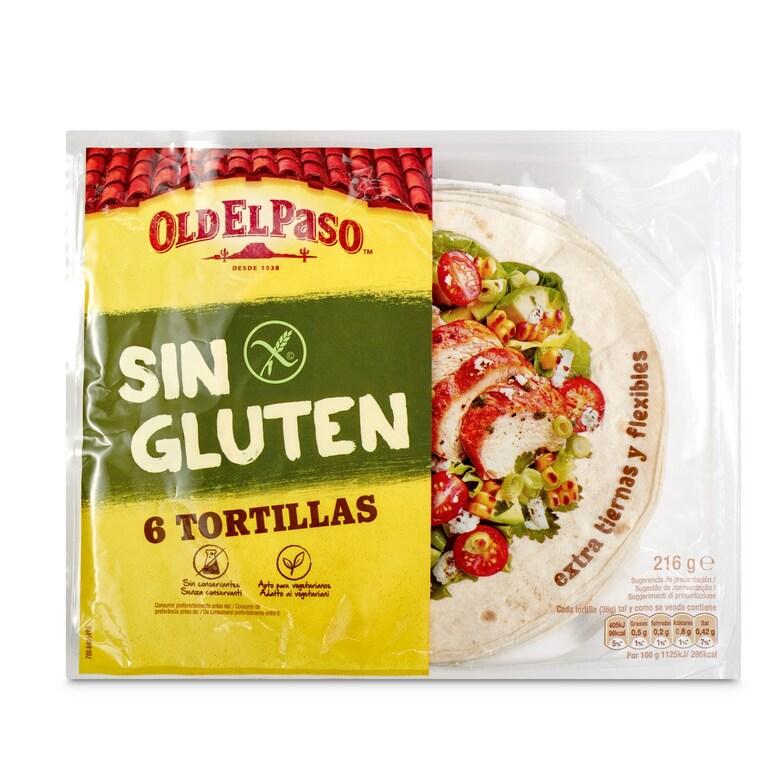 Dia Tortillas mexicanas sin gluten Old El Paso bolsa 216 g
