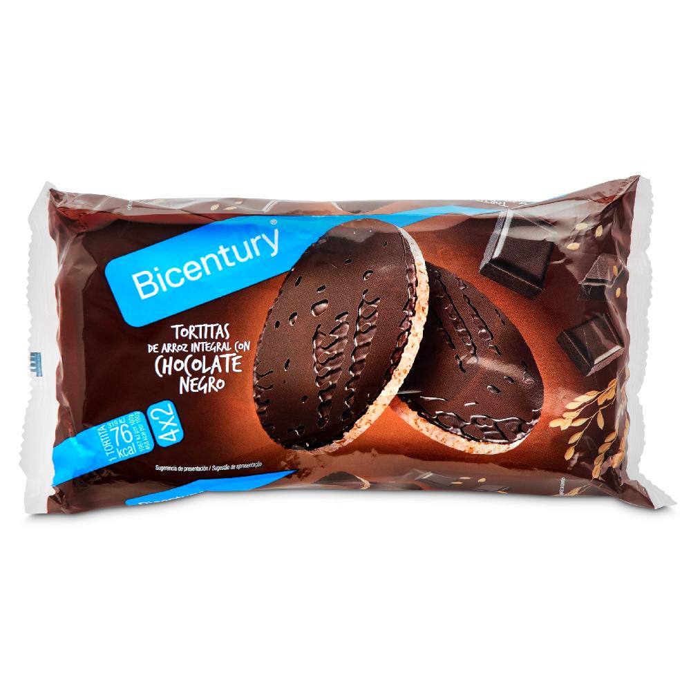 Dia Tortitas de arroz integral con chocolate negro Bicentury bolsa 130 g