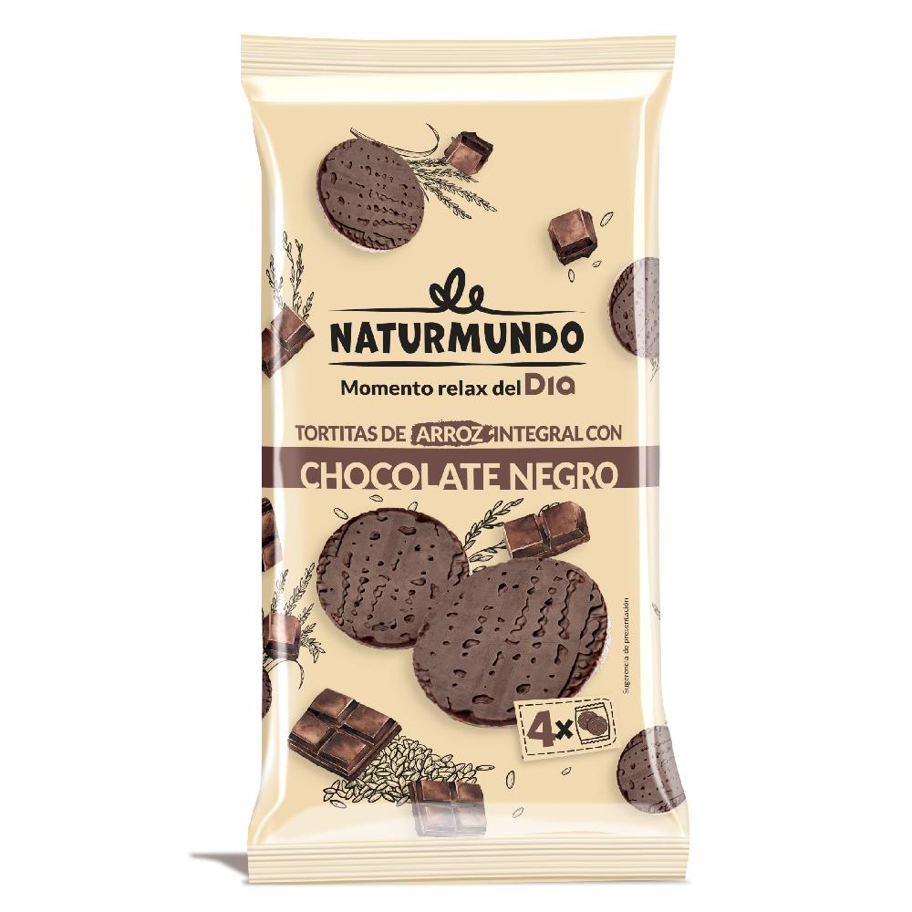 Dia Tortitas de arroz integral con chocolate negro Naturmundo de Dia bolsa 130 g