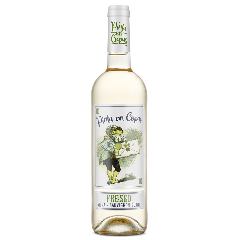 Dia Vino blanco viura-sauvignon Pinta en Copas botella 75 cl