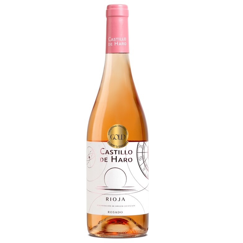 Dia Vino rosado D.O. Rioja Castillo de Haro botella 75 cl