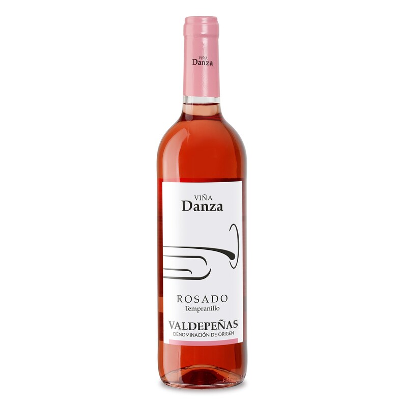 Dia Vino rosado D.O. Valdepeñas Viña Danza botella 75 cl