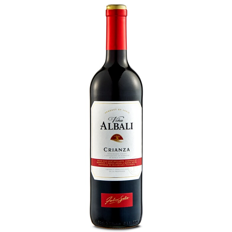 Dia Vino tinto crianza D.O. Valdepeñas Viña Albalí botella 75 cl