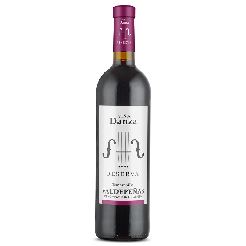 Dia Vino tinto reserva D.O. Valdepeñas Viña Danza botella 75 cl