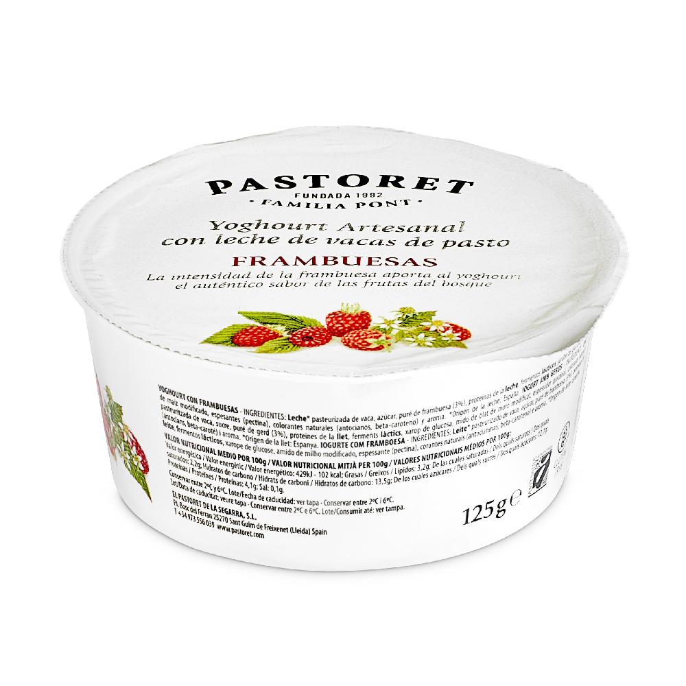 Dia Yogur artesanal con frambuesa Pastoret vaso 125 g