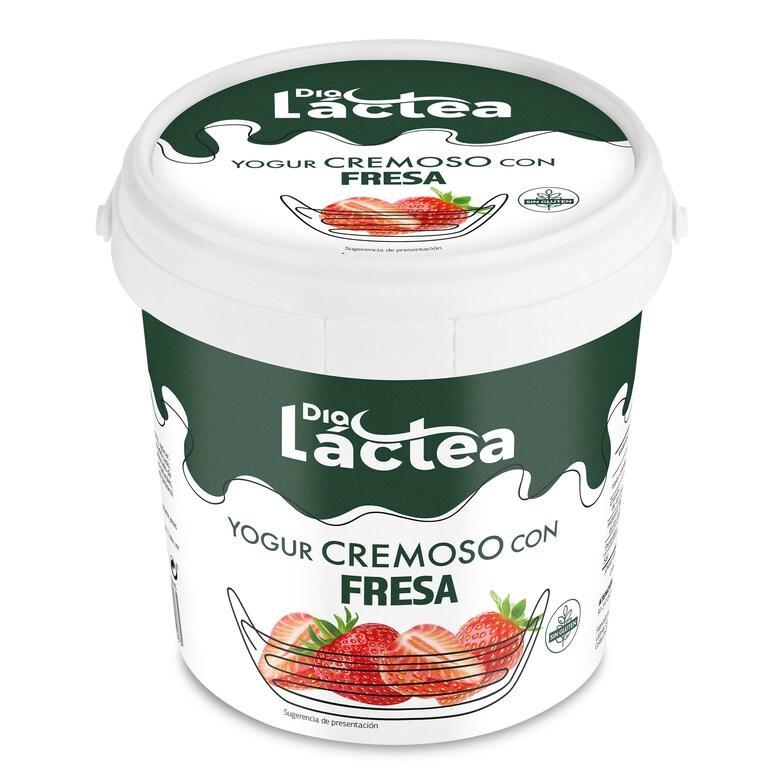 Dia Yogur cremoso con fresa Dia Láctea tarrina 1 Kg