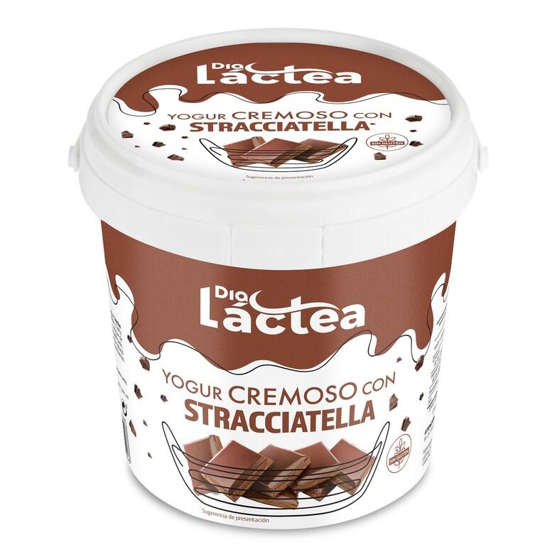 Dia Yogur cremoso con stracciatella Dia Láctea tarrina 1 Kg