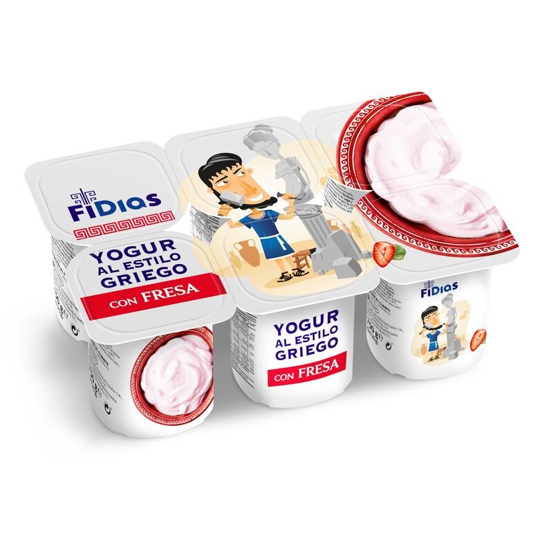 Dia Yogur griego con fresa Fidias de Dia pack 6 x 125 g