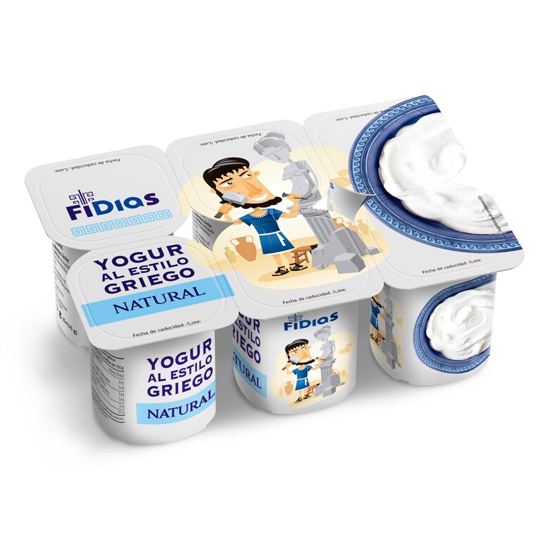 Dia Yogur griego natural Fidias de Dia pack 6 x 125 g