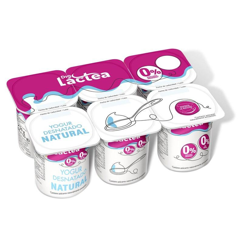Dia Yogur natural desnatado Dia Láctea pack 6 x 125 g