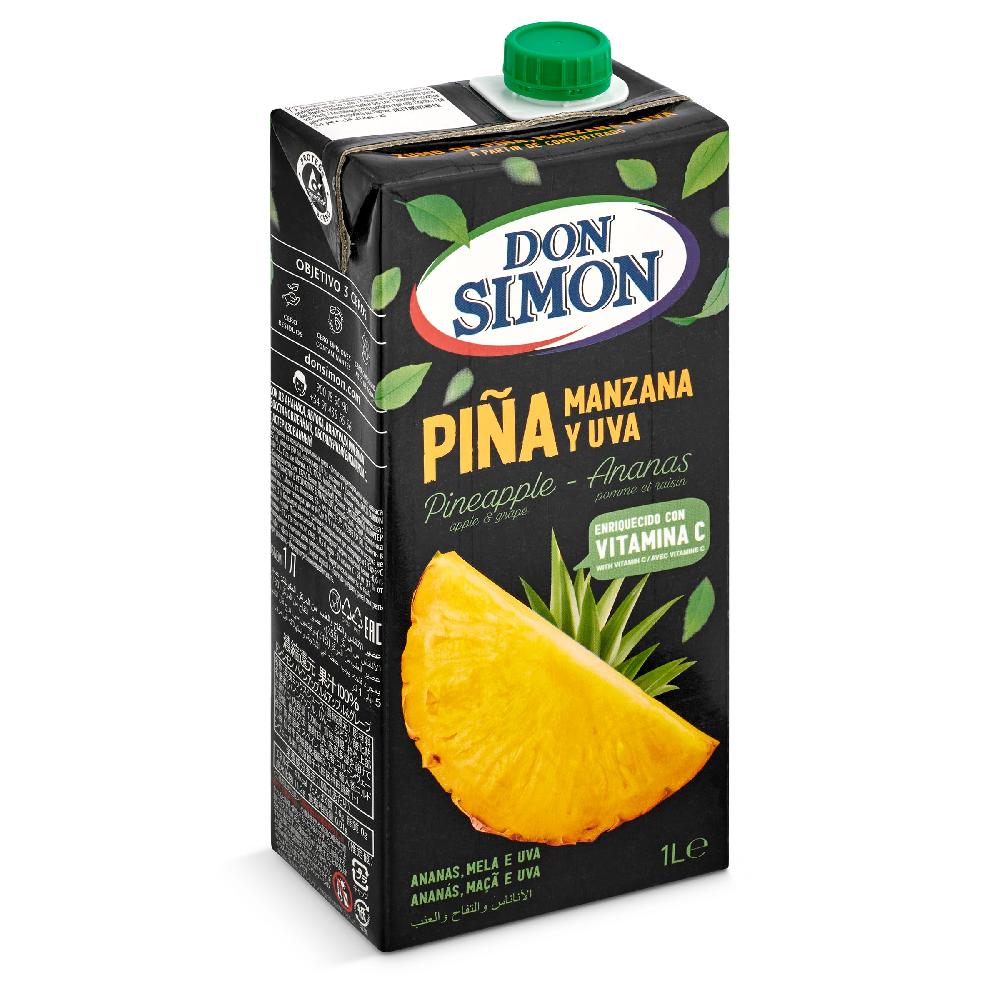 Dia Zumo concentrado piña manzana uva Don Simón brik 1 l