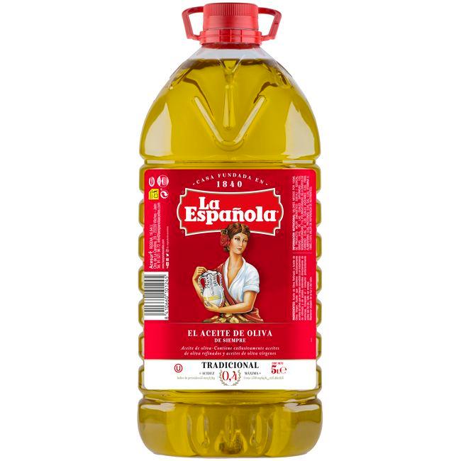 Eroski Aceite de oliva 0 4º LA ESPAÑOLA garrafa 5 litros