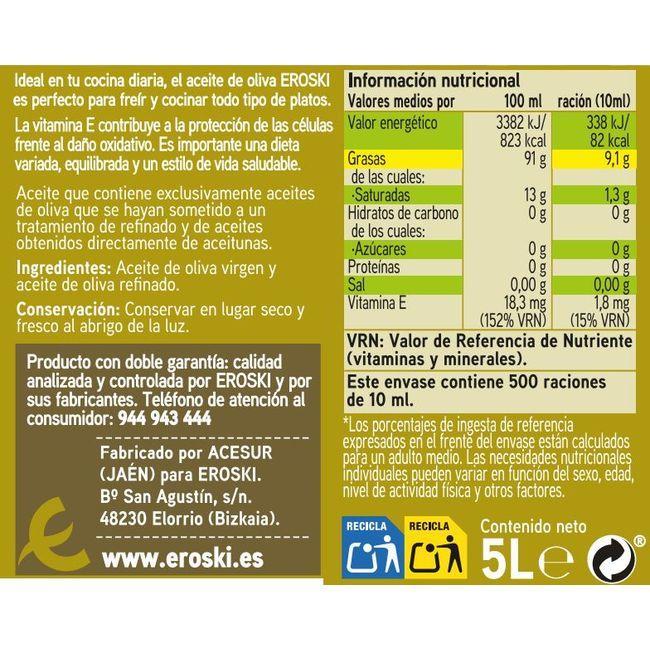 Eroski Aceite De Oliva Sabor EROSKI Garrafa 5 Litros