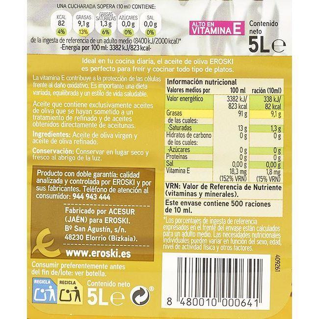 Eroski Aceite De Oliva Sabor EROSKI Garrafa 5 Litros