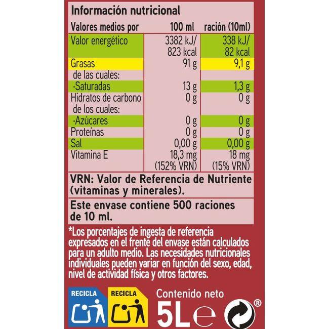 Eroski Aceite De Oliva Suave EROSKI Garrafa 5 Litros