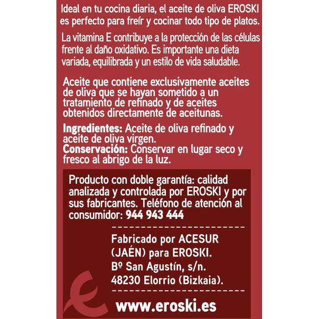 Eroski Aceite De Oliva Suave EROSKI Garrafa 5 Litros