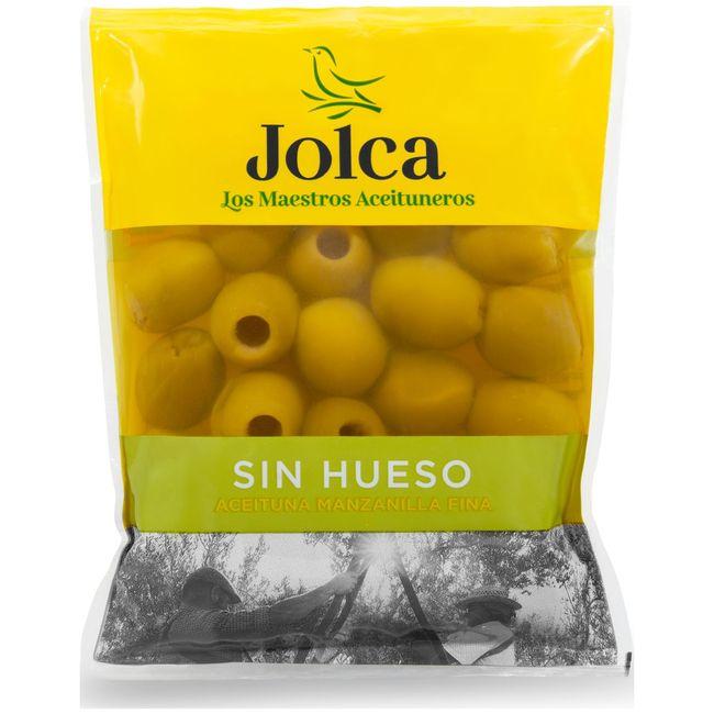 Eroski Aceitunas manzanilla sin hueso JOLCA bolsa 75 g