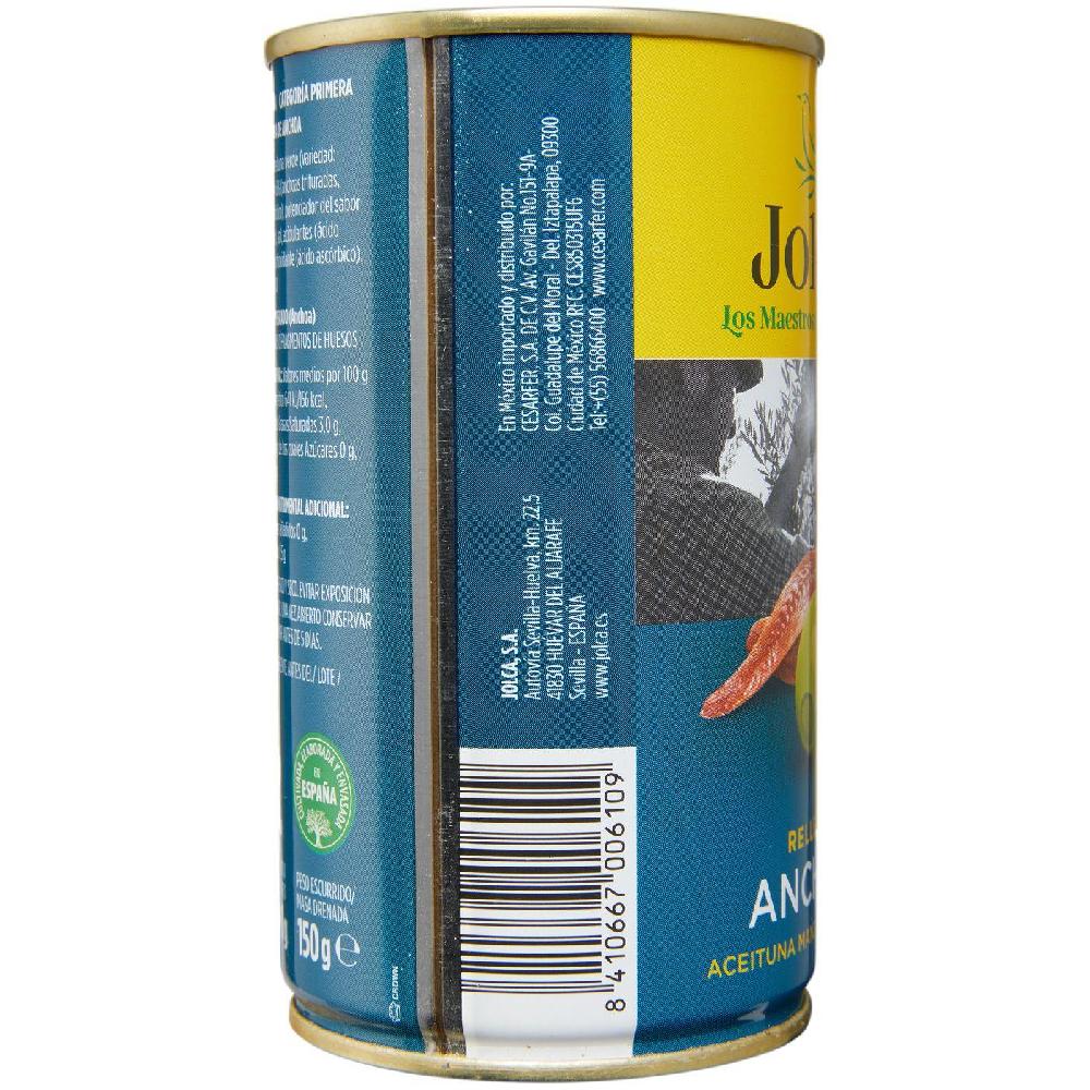 Eroski Aceitunas Rellenas De Anchoa JOLCA Lata 150 G