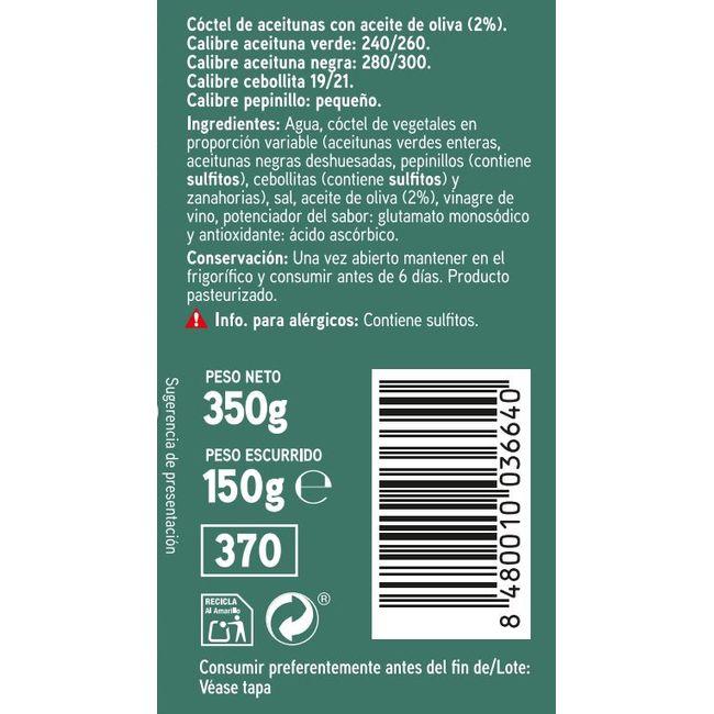 Eroski Aceitunas Rellenas De Pimiento EROSKI Lata 150 G