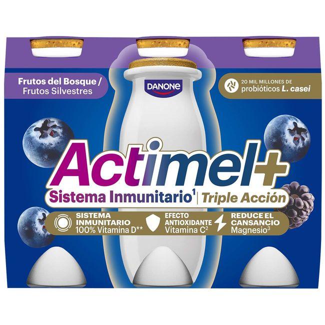 Eroski Actimel De Mora Y Arándanos DANONE Pack 6x100 G