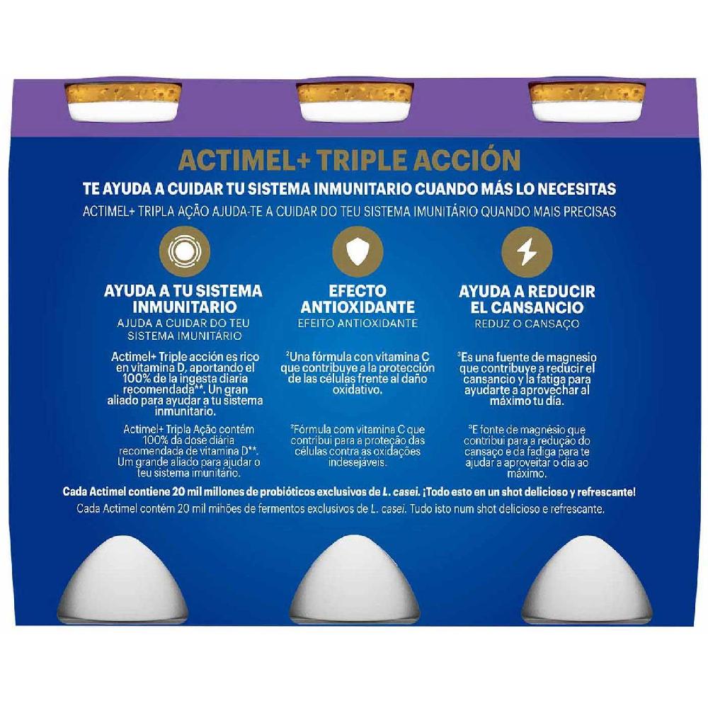 Eroski Actimel De Mora Y Arándanos DANONE Pack 6x100 G