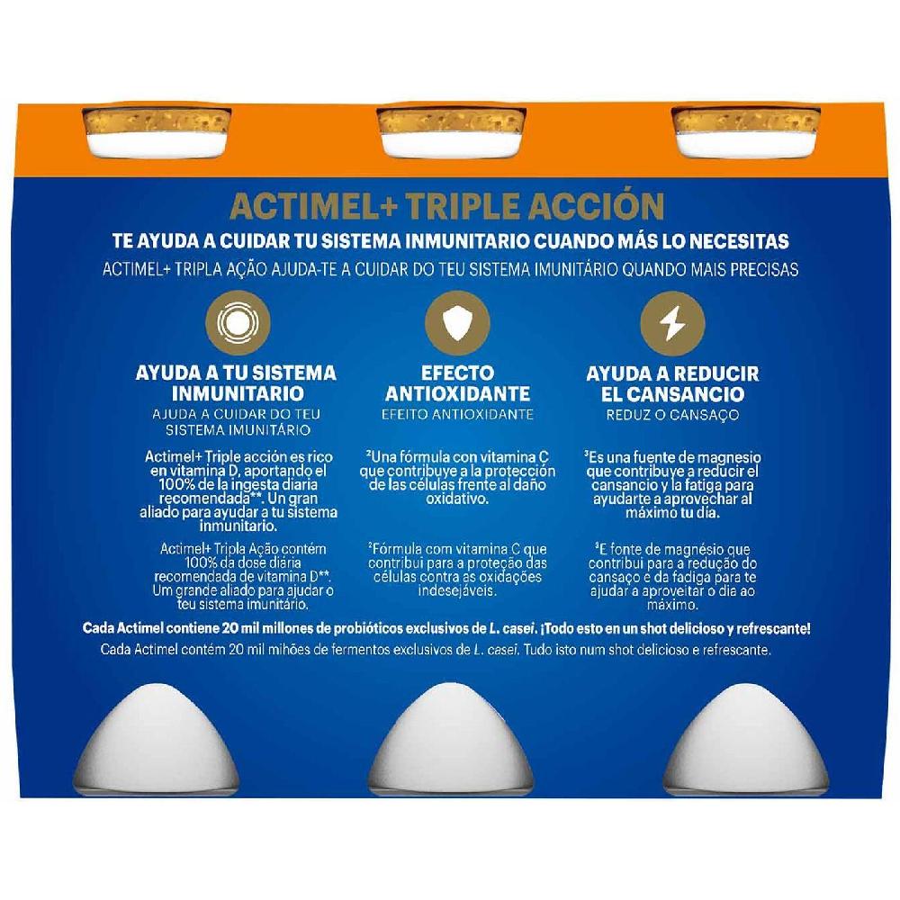 Eroski Actimel Multifrutas De Naranja ACTIMEL Pack 6x100 G