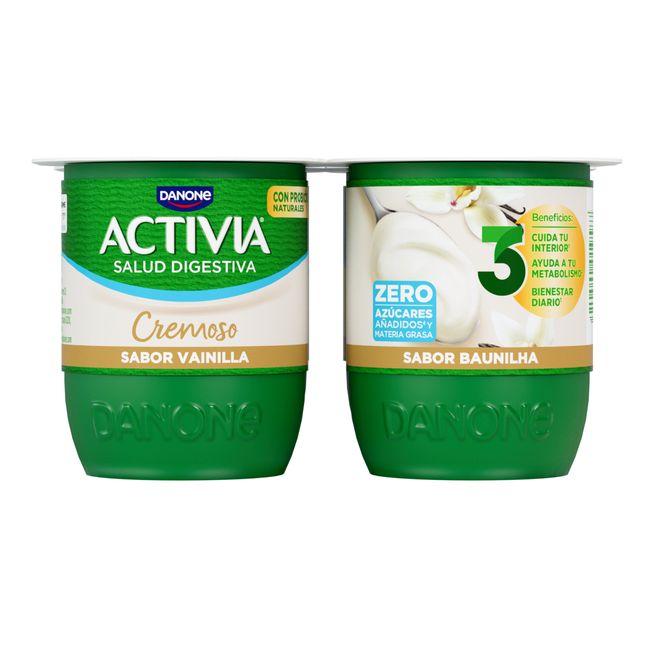 Eroski Activia 0% Cremoso De Vainilla DANONE Pack 4x115 G