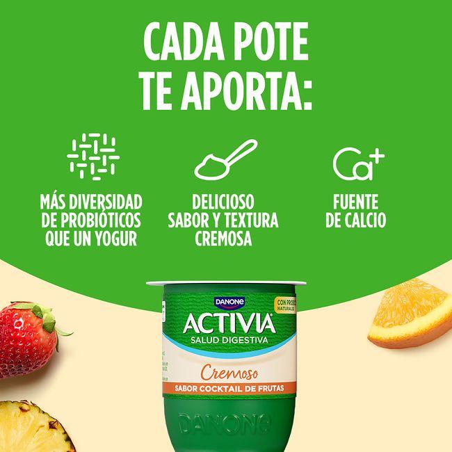Eroski Activia 0% Cremoso Multifruta DANONE Pack 4x120 G