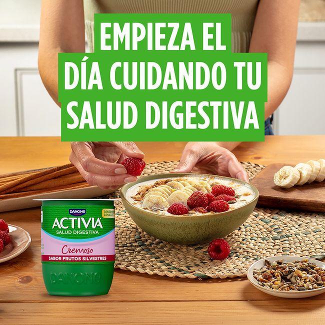 Eroski Activia 0% Cremoso Sabor A Frutas Silvest. DANONE Pack 4x125 G