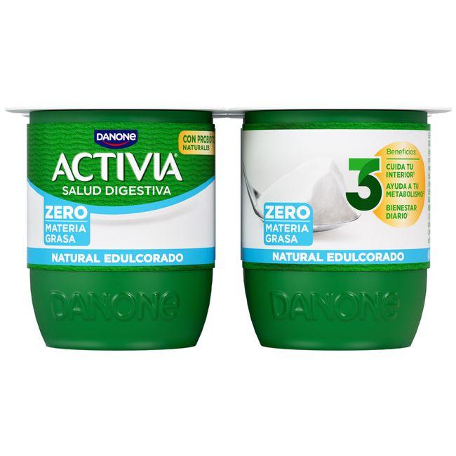 Eroski Activia 0% Natural Edulcorado DANONE Pack 4x120 G