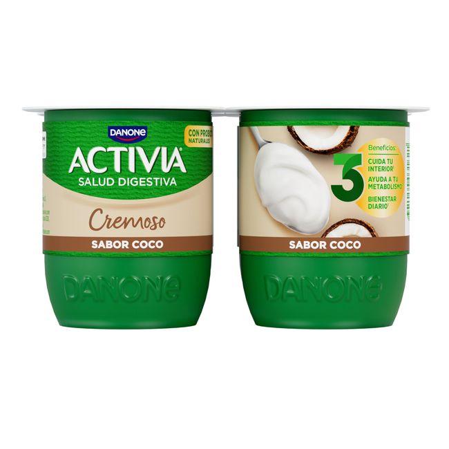 Eroski Activia Cremoso Sabor Coco ACTIVIA Pack 4x115 G