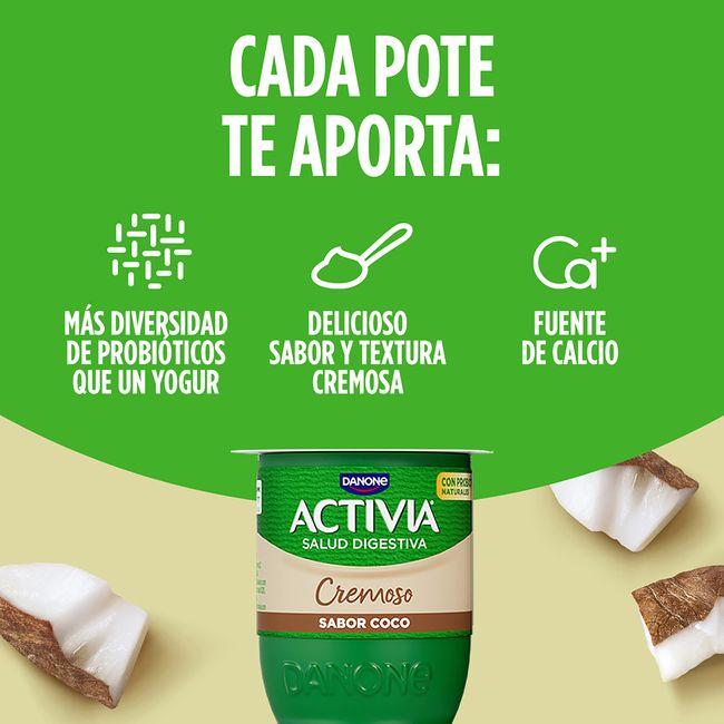 Eroski Activia Cremoso Sabor Coco ACTIVIA Pack 4x115 G