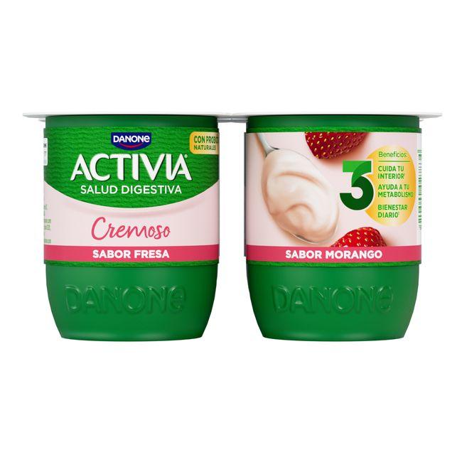 Eroski Activia Cremoso Sabor Fresa DANONE Pack 4x115 G
