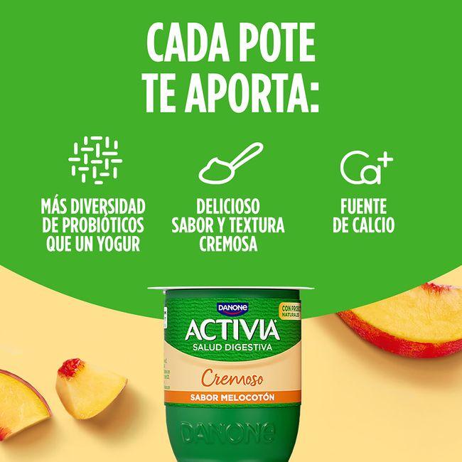 Eroski Activia Cremoso Sabor Melocotón DANONE Pack 4x115 G