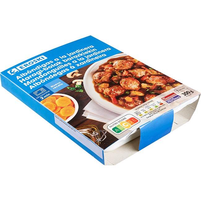 Eroski Albóndigas A La Jardinera EROSKI Bandeja 300 G