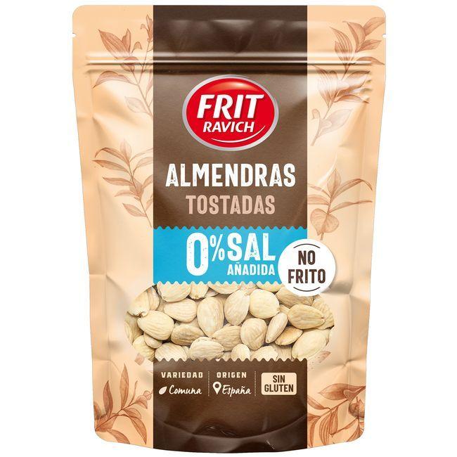 Eroski Almendra repelada tostada sin sal FRIT RAVICH bolsa 110 g
