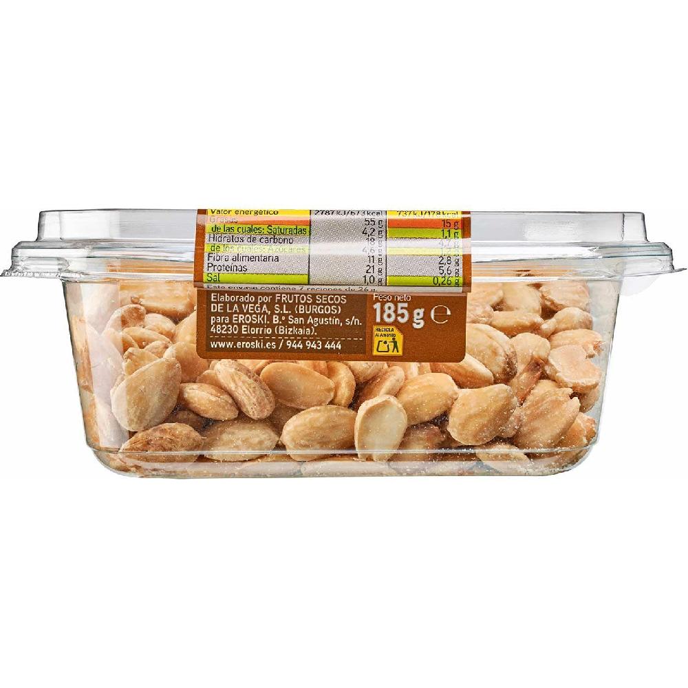 Eroski Almendras Repeladas Fritas EROSKI Tarrina 185 G