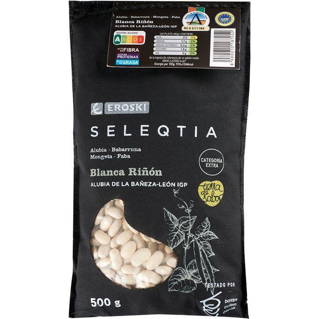 Eroski Alubia blanca riñón I.G.P. Bañeza Eroski SELEQTIA saco 500 g