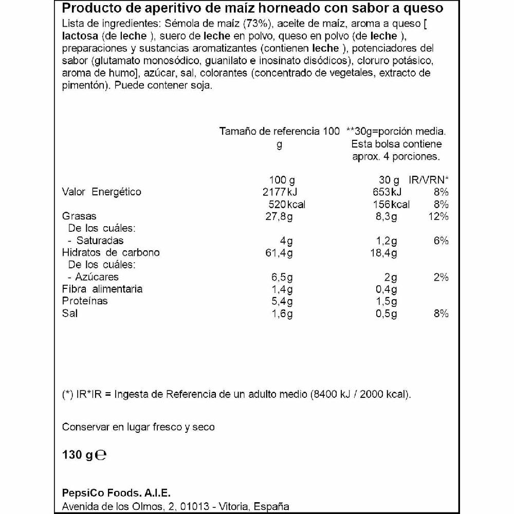 Eroski Aperitivo Sabor A Queso CHEETOS Pelotazos Bolsa 130 G