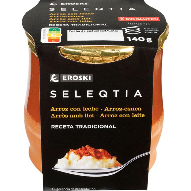 Eroski Arroz Con Leche Eroski SELEQTIA Tarro De Barro 140 G