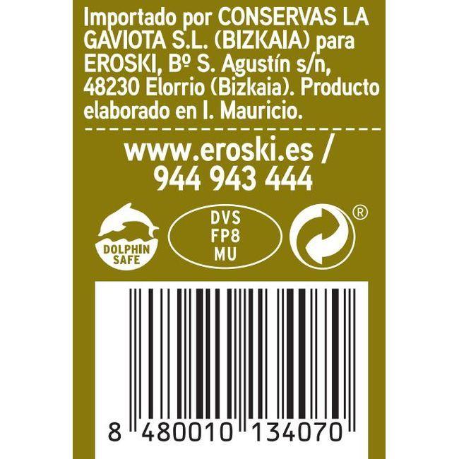 Eroski Atún Claro En Aceite De Oliva EROSKI Frasco 185 G