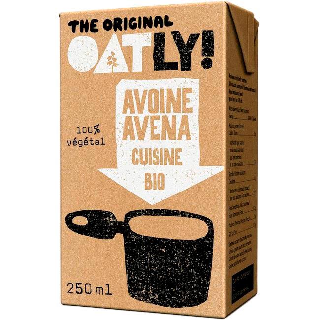 Eroski Avena líquida para cocinar Bio OATLY brik 250 ml