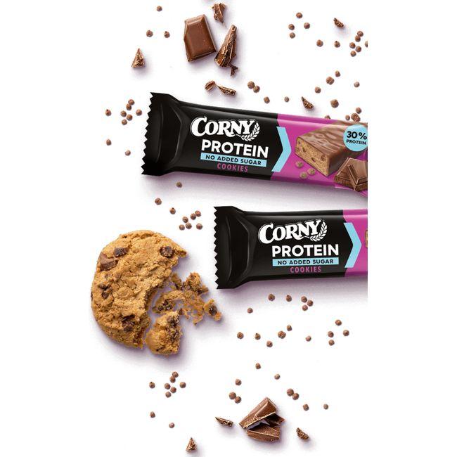 Eroski Barrita Proteína Sabor Cookies 0% Azúcares Añadidos CORNY 50 G